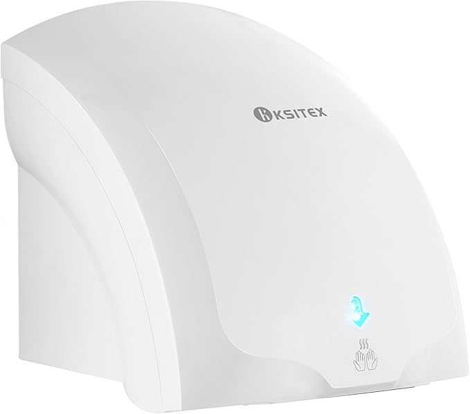 Commercial Hand Dryer Wall Mounted, 1600 W Electric Hand Dryer for Bathroom, Automatic High Speed Warm Wind Hand Blower, 110V Plug in, 10s-15s Second Dry, for Industry Business Restrooms