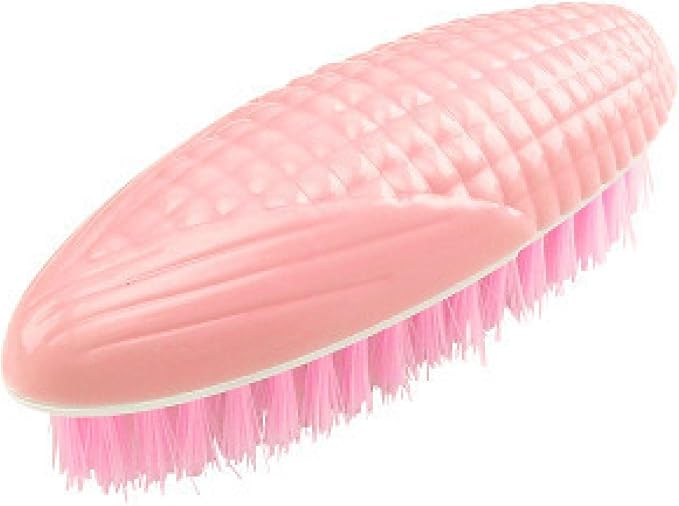 Household Soft Bristle Laundry Brush, Corn Plastic, Housework, Cleaning, Scrubbing, Shoe Brushing, Brushing Board, Brushing Clothes, Pink
