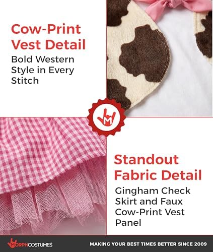 Morph Cowgirl Outfits for Girls, Cowgirl Dress, Girls Halloween Costume