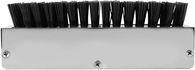 GG Grand General 98990 Chrome Aluminum 7-1/2" (L) x 2-5/8" (H) x 3" (D) Boot Caddies Black Brush
