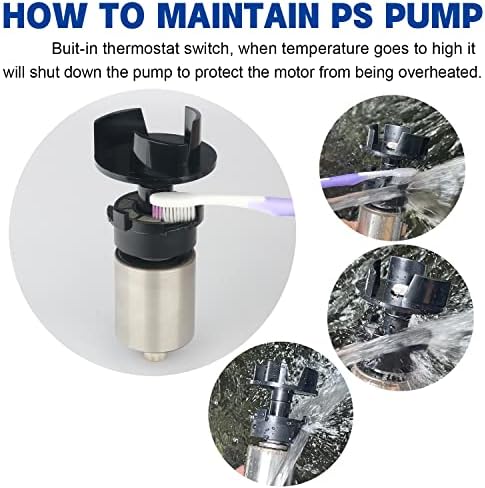 WaterRebirth 850W 12000 GPH Pond Pump, Ultra Quiet Heavy Duty Submersible Water Pump for Koi Ponds, Fountains, Aquariums & Waterfalls, 20.3 ft Power Cord, UL Listed