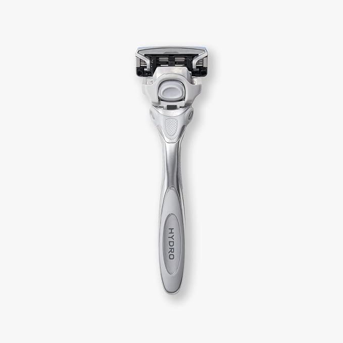 Schick Hydro Dry Skin Razors for Men | 5-Blade Mens Razors for Shaving, 1 Mens Razor Handle with 17 Razor Blades Refills