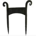 Boot Scraper Hand Wrought Iron Black Old Fashioned Shoe Cleaner Big