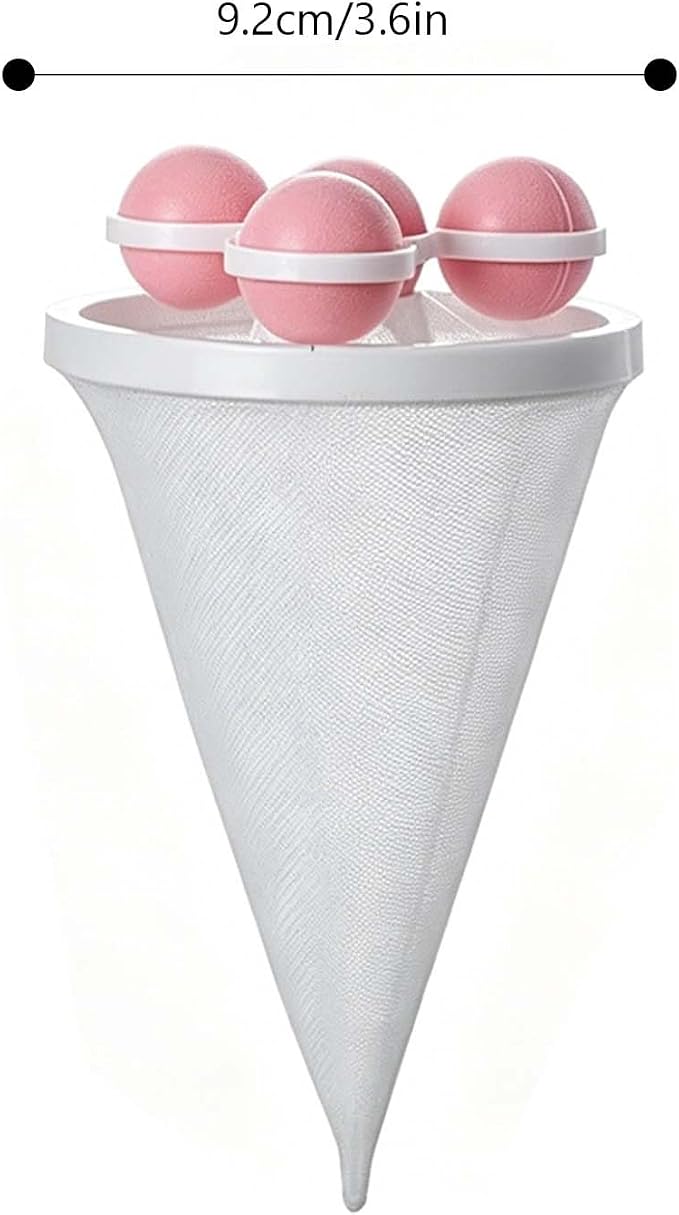 Sakerplus Lint Catcher for Washing Machine Lint Catcher, Floating Washing Machine Hair Filter Mesh Bag, Reusable Washing Machine Filter Bag for Capturing Hair, Polyester & PP (3)
