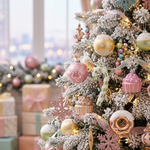 Valery Madelyn 80ct Christmas Ball Ornaments Tree Decorations Set