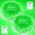 2 Pack 200 LED St. Patrick's Day String Lights Battery Operated with Timer