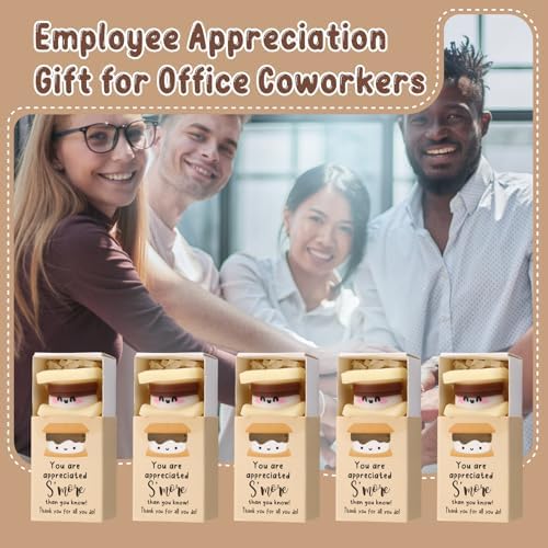 Wettarn 72 Pcs S'More Balls Appreciation Gifts with Thank You Box