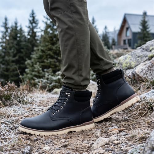 Vostey Men's Hiking Boots Waterproof Casual Chukka Boots for Men