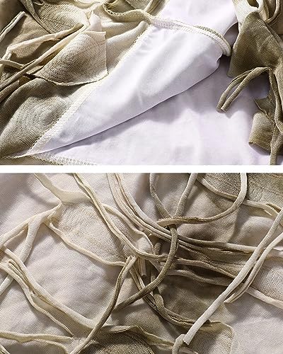 Toulite 5 Pcs Halloween Women Mummy Costume Cosplay Party