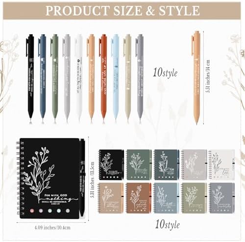 Resurhang Christian Gift Bulk for Women with Notes, Boho Color, 40 Pcs