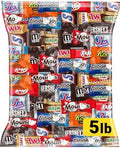 Chocolate Candy Variety Pack 5 lb - Individually Wrapped Fun Size Candy
