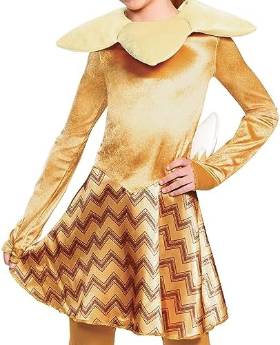 Disguise Pokemon Eevee Costume for Kids, Girls Deluxe Character Outfit, Child Size Large (10-12)