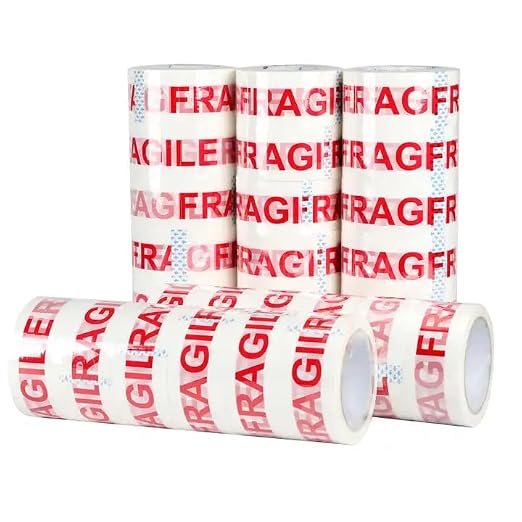 Heavy Duty Packing Fragile Tape 36 Rolls 2 Inch x 110 Yards (330 Feet) Per Roll 2.5 Mil Carton Sealing Tape for Shipping Packaging Moving Office Storage