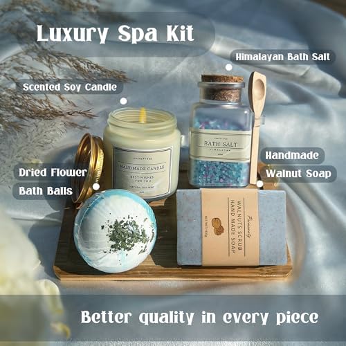 AHAGIFTREE Get Well Soon Gift Baskets For Women,Birthday,Mother's Gift, 12PC Sympathy Gifts, Care Package,Get Well Gifts for Women After Surgery,Grief,Condolences Gift Basket (grayish)