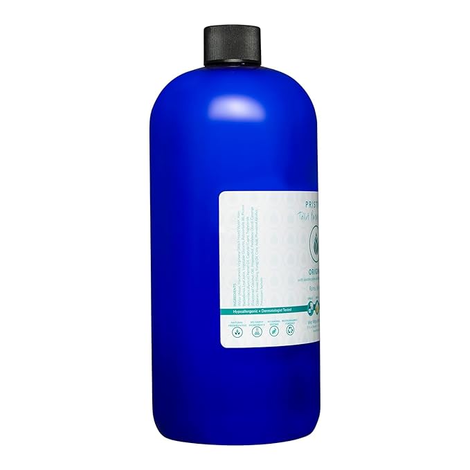 PRISTINE Toilet Paper Spray, As Seen on Shark Tank, Flushable Wipe Alternative, Personal Cleansing Bathroom Spray for Regular Toilet Tissue, Bidet Alternative, Made in USA, Original, 32oz Refill