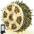 weillsnow 164Ft 500 LED Christmas Lights, Waterproof 8 Twinkle with Memory Functions Christmas Tree Lights for Indoor Outdoor Christmas Tree Garden Decoration (Warm White)