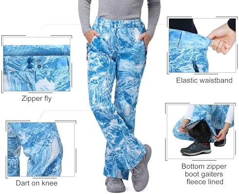 33,000ft Women's Snow Pants Ski Insulated Snowboard Winter Waterproof Warm