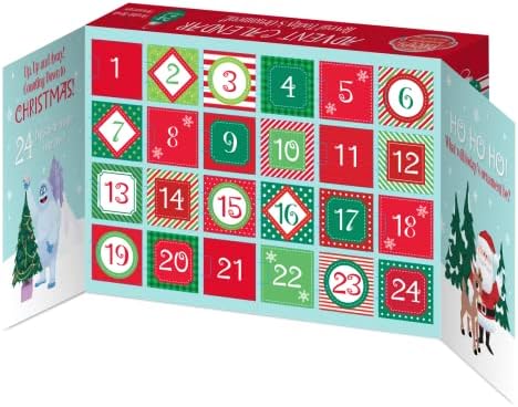 Old World Christmas Rudolph Advent Calendar, 24 Mini Resin Ornaments Featuring Rudolph and Friends, Christmas Countdown for Kids, Child-Safe and Durable, Collectible Holiday Décor