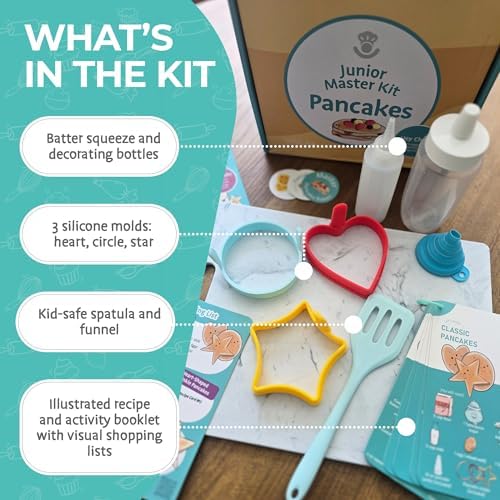 Tovla Jr. Kids Pancake Making Kit | Learn to Cook Breakfast | Ages 5-12