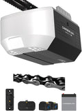 Chamberlain Chain Drive myQ Garage Door Opener, 1/2 HP w/Battery Backup | Heavy duty, myQ compatible, Quiet performance, Includes: 2 remotes, wall control & safety sensors, 5-year motor warranty