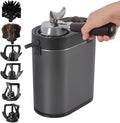 CAFEMASY Automatic Portafilter Cleaner Machine Electric Espresso Coffee Knock Box for Cleaning Espresso Coffee Puck Espresso Accessories Tools for Home or Commercial Coffee Bar