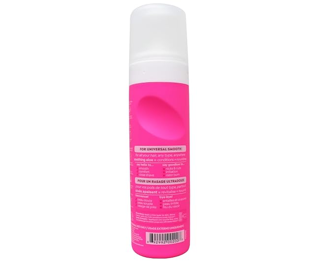 EOS Shave Cream, Pomegranate Raspberry, 7 oz (Pack of 5)