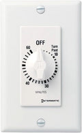 Intermatic SW60MWK 60-Minute Spring Wound Timer, White - Energy-Saving Control for Lights and Appliances - Easy Installation and Operation