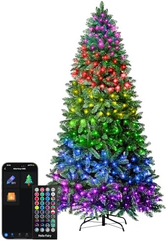 Avatar Controls 7.5FT Smart Pre-Lit Artificial Christmas Tree, 400 RGB LEDs
