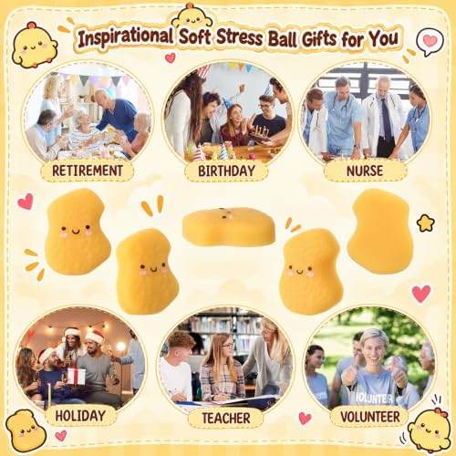 Thenshop 20 Pcs Chicken Nugget Balls Food Party Favors Inspirational Gifts