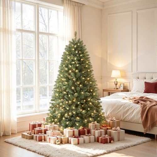 SHareconn 5ft Prelit Artificial Classic Spruce Christmas Tree