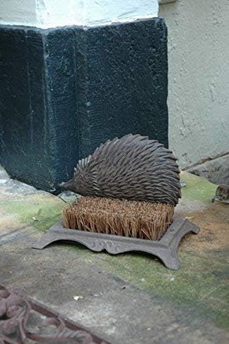 Esschert Design Boot Brush Hedgehog