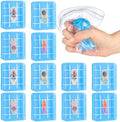 Meooeck 12 Pcs Pool Party Fidgets - Blue Putty with Swimmers Fidgets