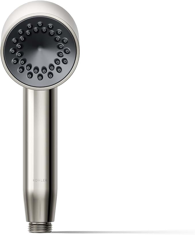KOHLER 26286-G-SN Statement Single-Function HAND SHOWER, Maximum Spray Performance with an Easy-to-clean Surface, Vibrant Polished Nickel, 1.75 GPM