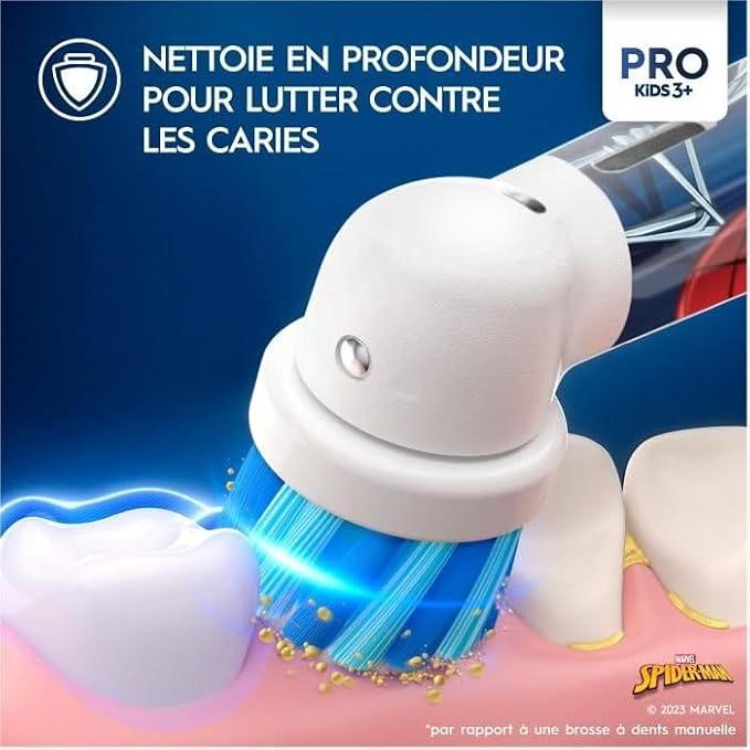 lahfatforever313 Oral-B Vitality Pro 103 Kids Spiderman mit Reiseetui