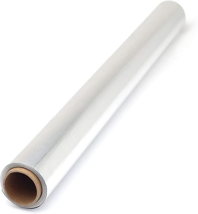 ChicWrap Professional Aluminum Foil Refill Roll - 1 Count 18" x 100' Foil Refill Roll - Only fits in 18” dispenser - Kosher Certified - Reduces Waste & Saves Money