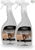 WOCA Denmark – Natural Soap – Ready to Use Spray -Plant Based Cleaner for Everyday Maintenance, 2 Pack
