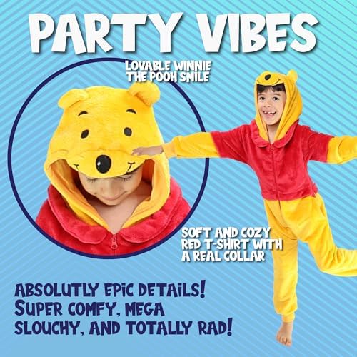 Funziez! Slim Fit Adult Onesie - Animal Costume - Plush Unisex Halloween One Piece Cosplay Suit for Women and Men