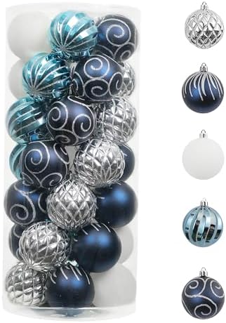 Valery Madelyn 35ct Christmas Tree Decorations Ball Ornaments 2.76 Inches