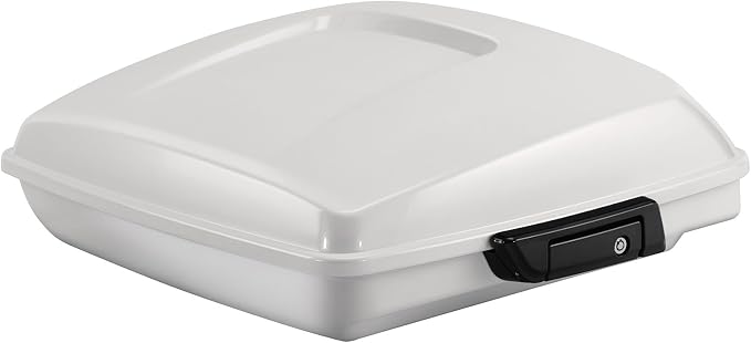 Razor Trunk W/Latch Key Fit For Harley 2014-2025Touring CVO Road King Street Glide Electra Glide Ultra Limited Trunk White Onyx Pearl