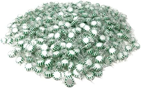 Spearmint Starlights Hard Candy Disks, Individually Wrapped, 6 Lb