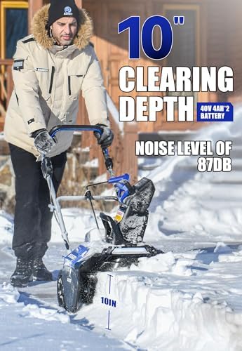Wild Badger Power 40V 20-Inch Brushless Cordless Electric Snow Blower