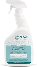 Clean Republic Multi-Purpose Disinfectant, Hypochlorous Acid Cleaning Spray, 32 Fluid Ounce Bottle
