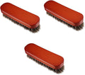 3pcs Portable Wooden Shoe Cleaning Brush Horse Hair Bristles for Polishing Boots and Shoes Ergonomic Design for Home Use and