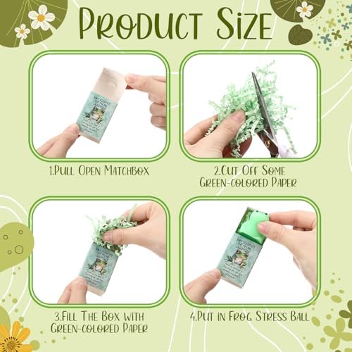 24 Sets Positive Gift Frog Toy with Support Box You are Awesome Party Favor