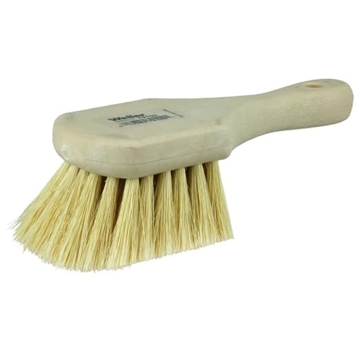 Weiler 79100 8" Length, White Tampico Fill, Foam Block, Utility Scrub Brush
