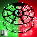 JMEXSUSS 168ft 600 LED Red to Green Halloween Lights Outdoor Indoor