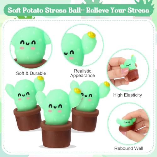 Thenshop 20 Pcs Cactus Positive Gift for Coworkers Employee