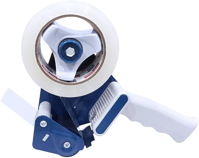 PERFECTAPE 3 Inch Wide Heavy Duty Tape Gun, 4-Pack | used for 3" Heavy Duty Packing Tape, Comfortable Handle, Sharp Blade for Packaging, Shipping and Moving