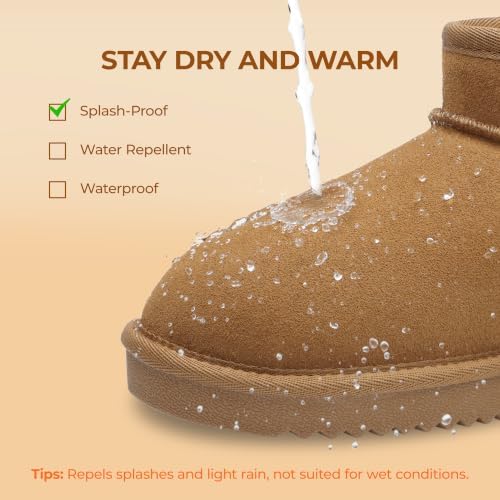 DREAM PAIRS Women's Outdoor Winter Ankle Boots
