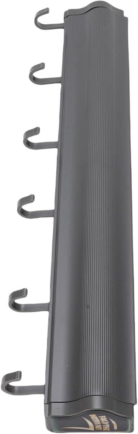 Wall Mounted Clothes Drying Rack, Retractable Hidden Laundry Drying Mesh Net, Suction Cup Clothes Organizer with Strong Suction Cups, Ideal for Socks, Underwear & Small, (Gray)